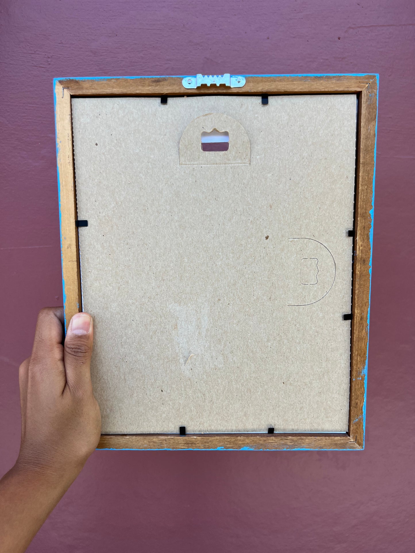 Light Blue/Red Photo Strip Frame
