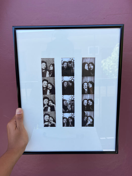 Black/White Photo Strip Frame