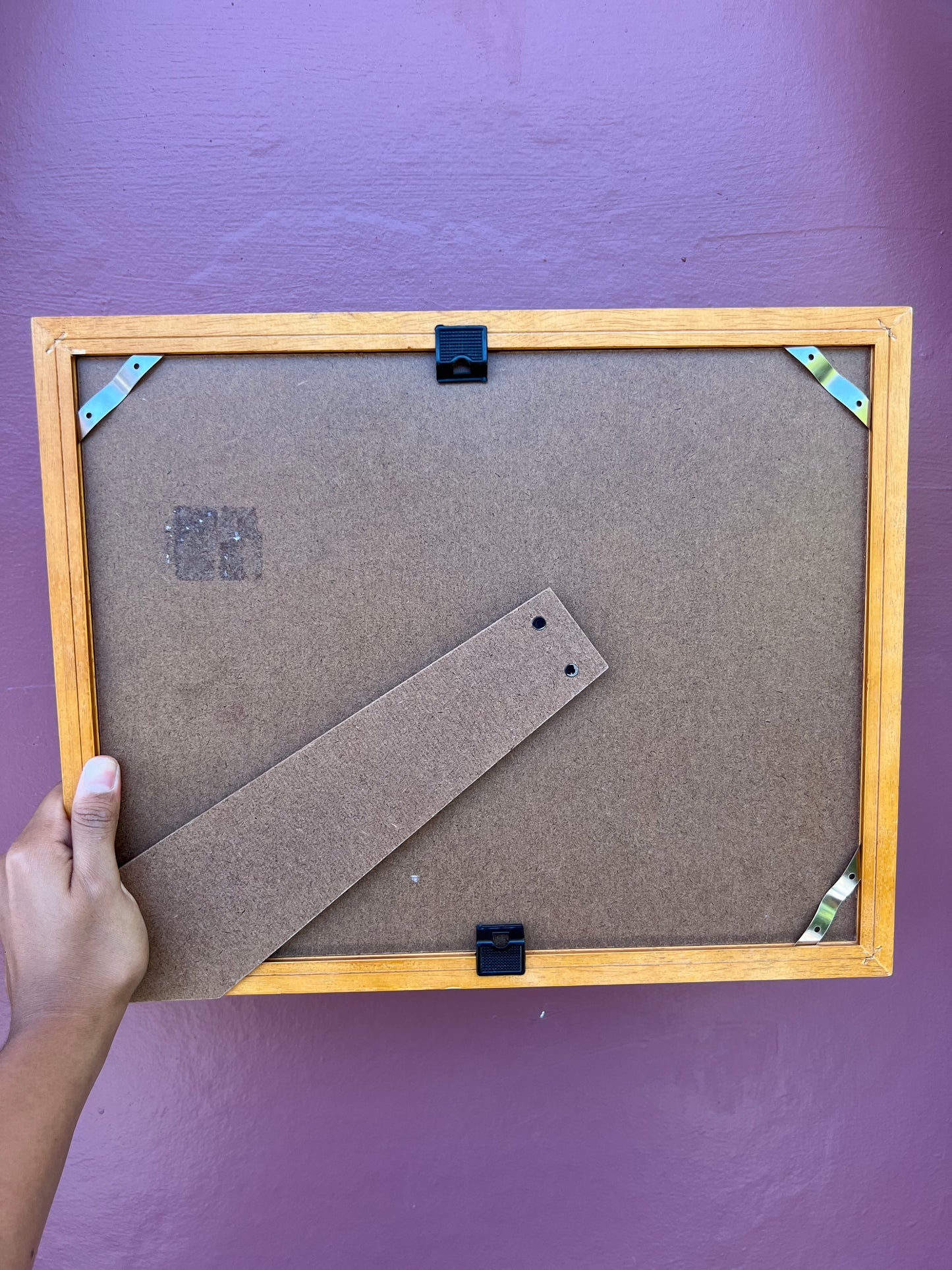 Yellow Wood/Green Photo Strip Frame