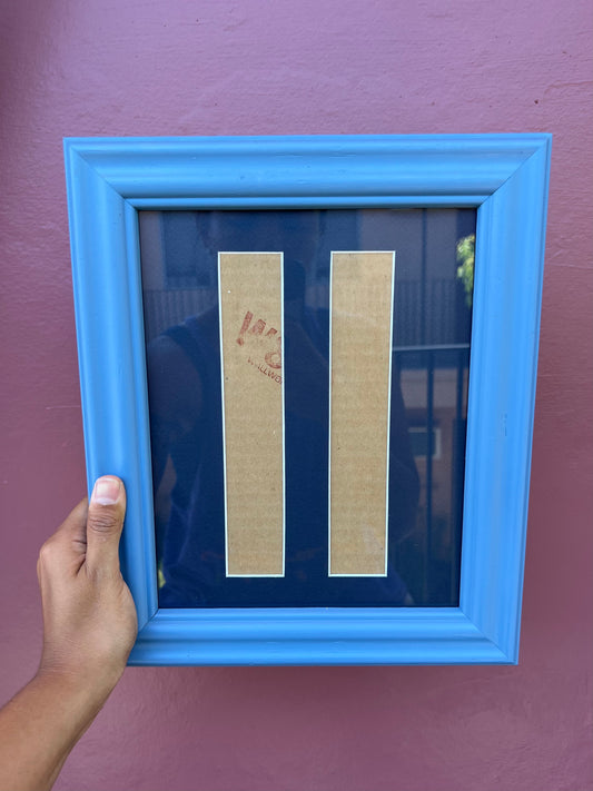 Light Blue/Navy Blue Photo Strip Frame