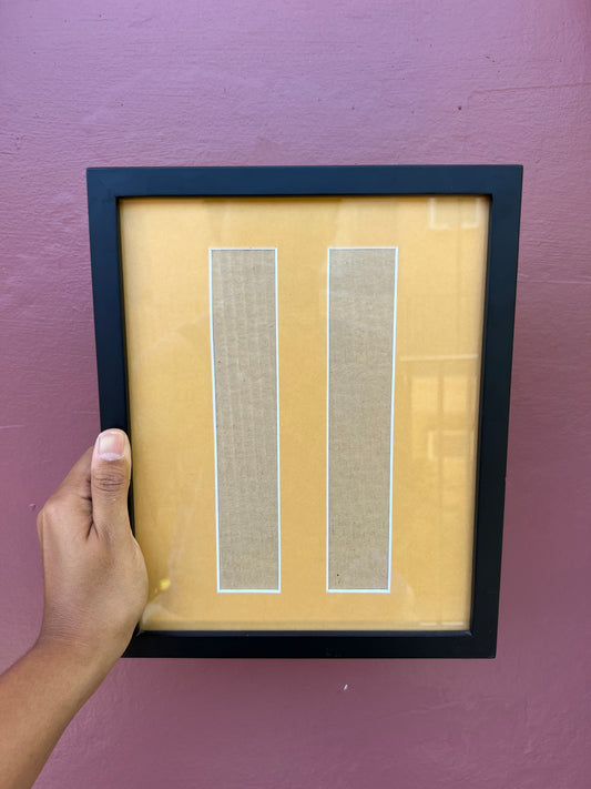 Black/Sunflower Yellow Photo Strip Frame
