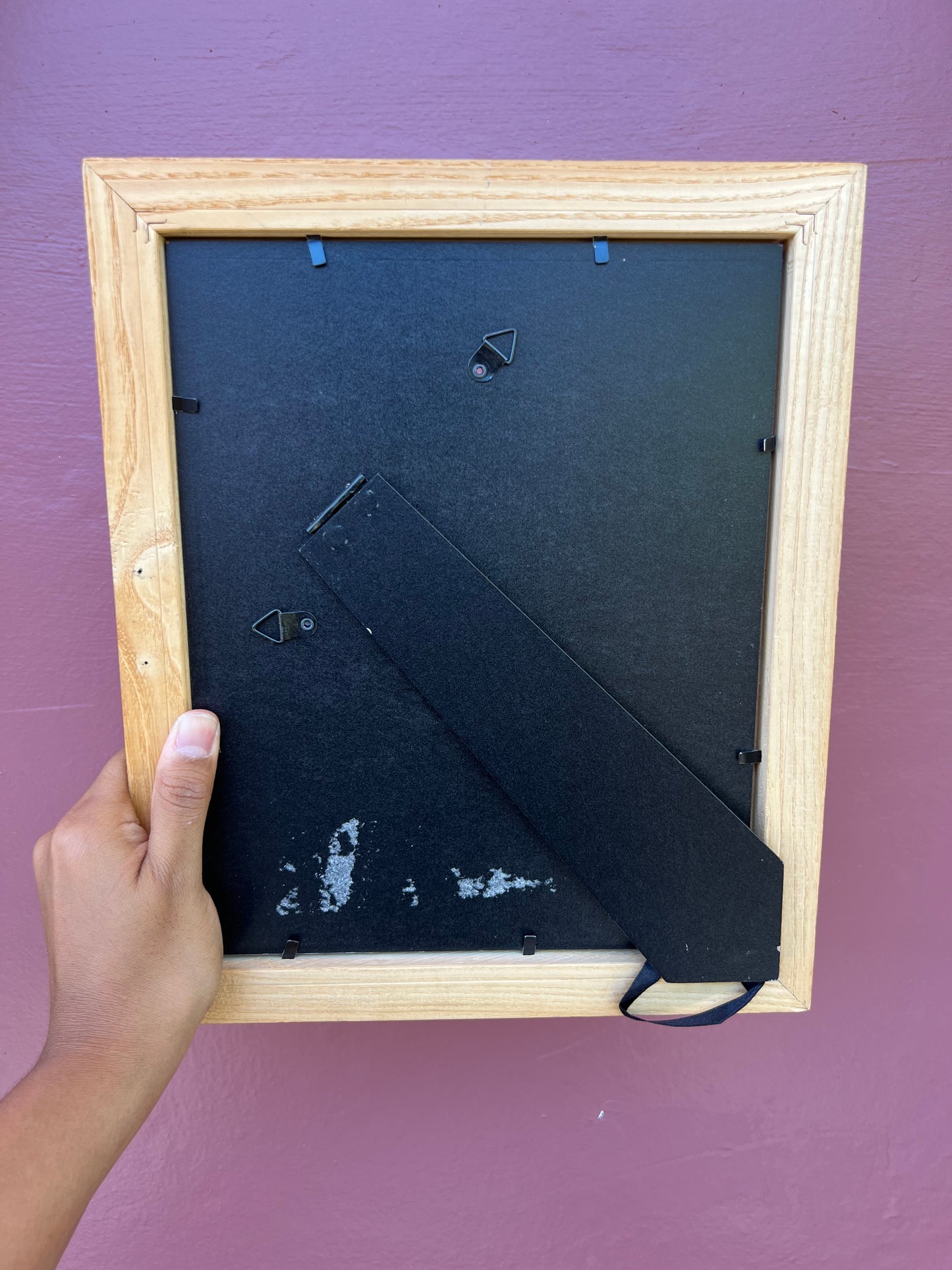 Natural Wood/Olive Green Photo Strip Frame