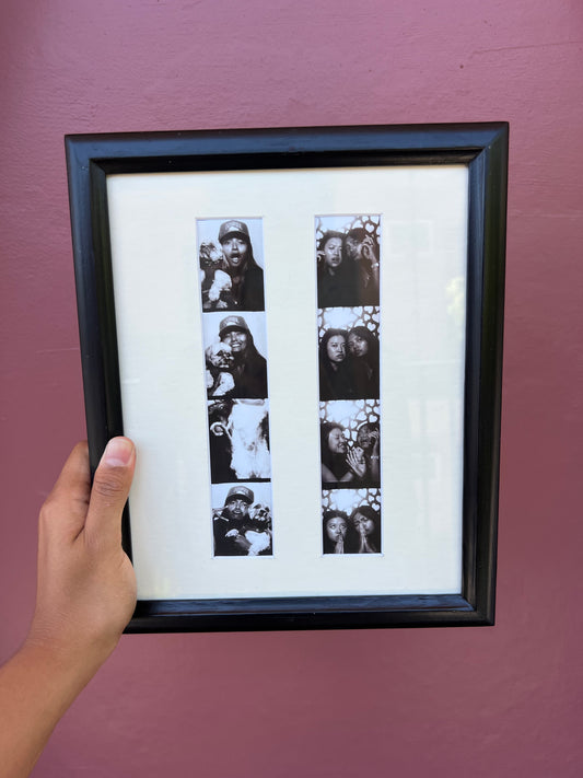 Black/White Photo Strip Frame