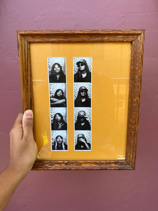 Wood/Butterscotch Photo Strip Frame