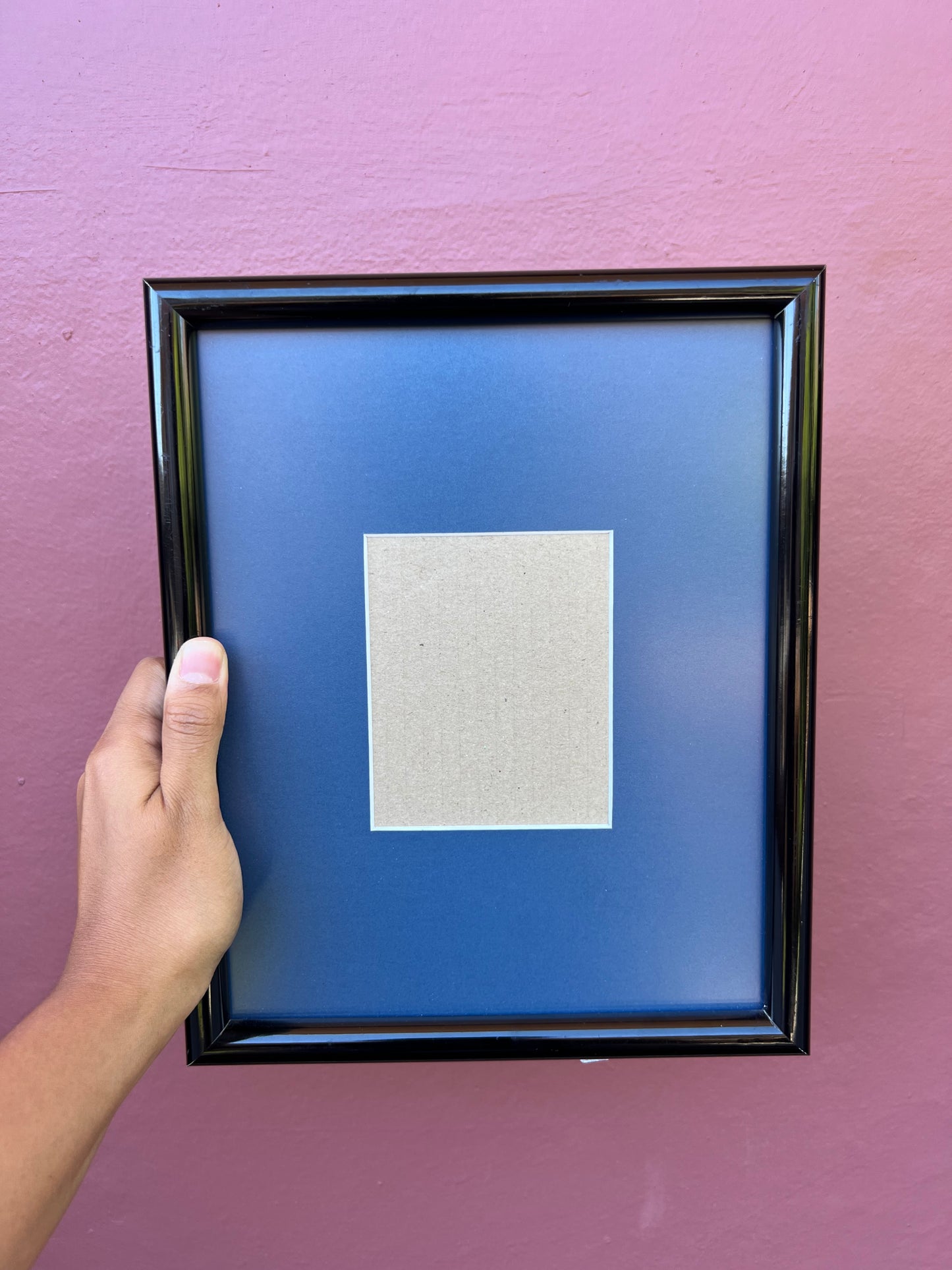 Black/Bottle Blue Classic Polaroid Frame